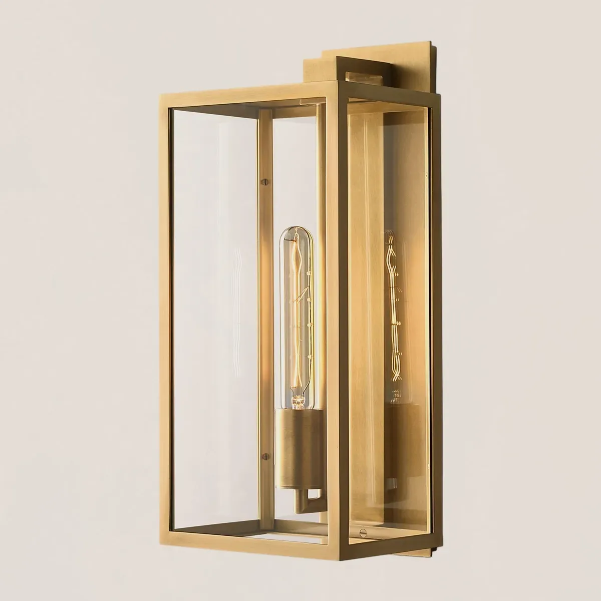 Beckman Square Lantern Wall Sconce-VaseLamps