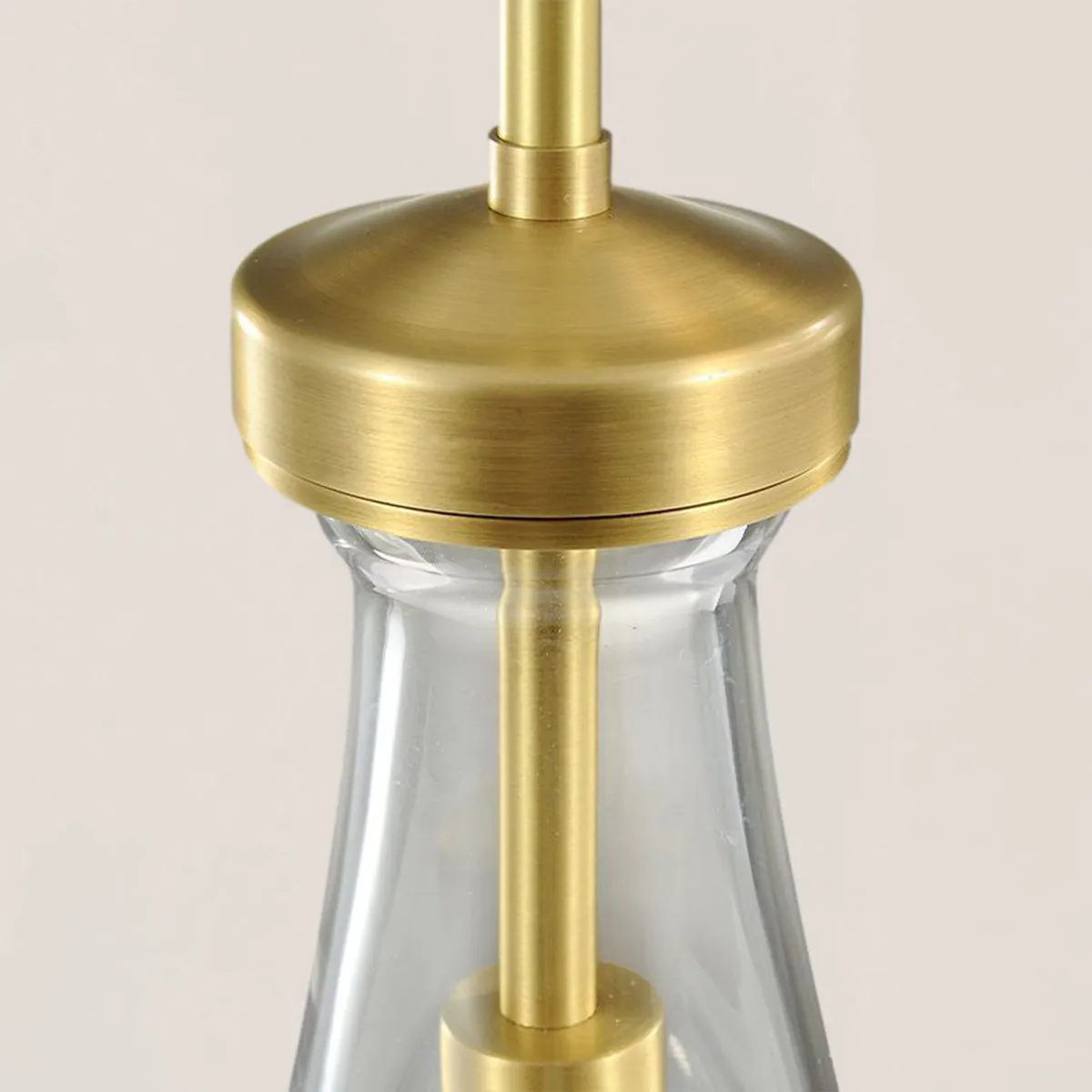 Raindrop Rod Round Chandelier-VaseLamps