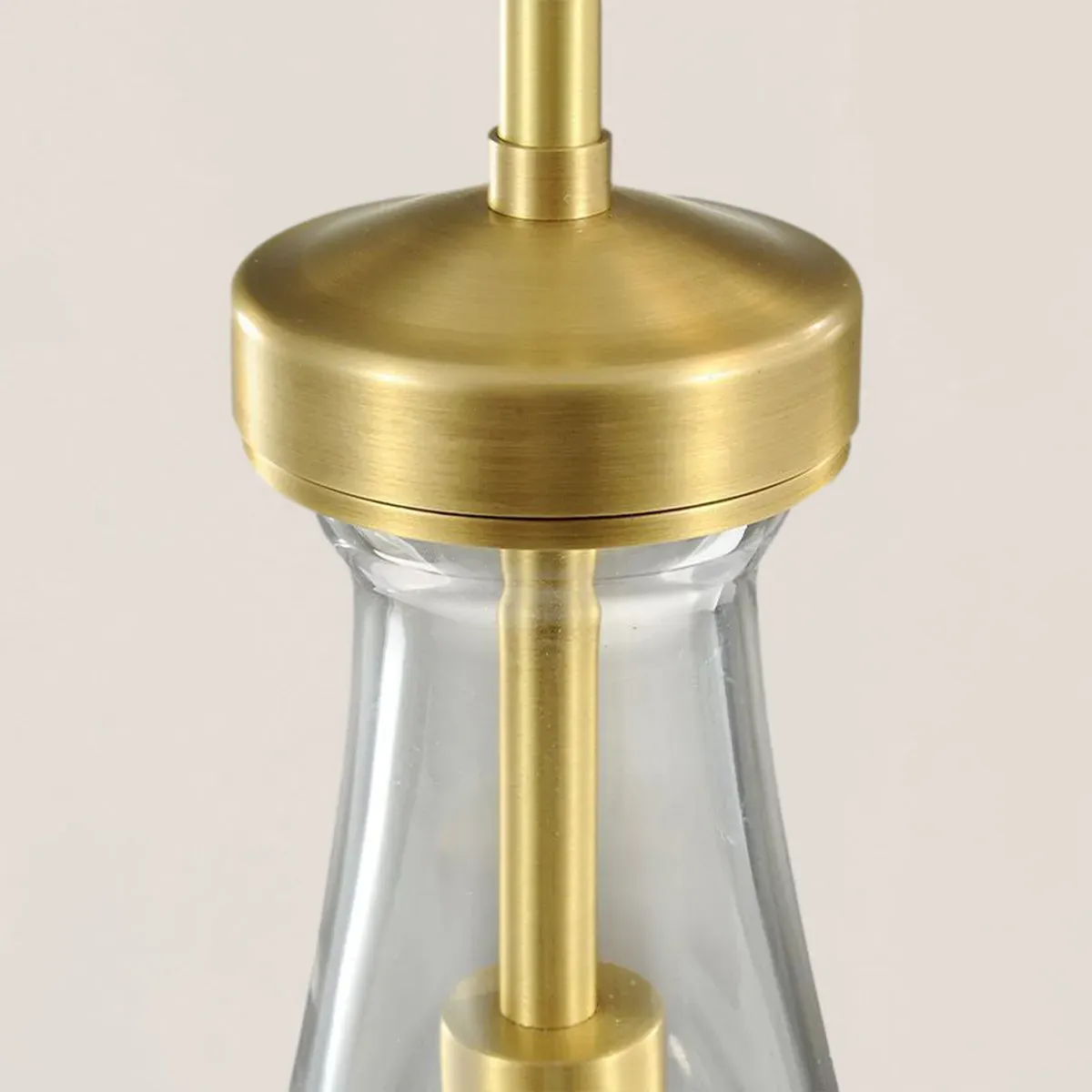 Raindrop Rod Round Chandelier-VaseLamps
