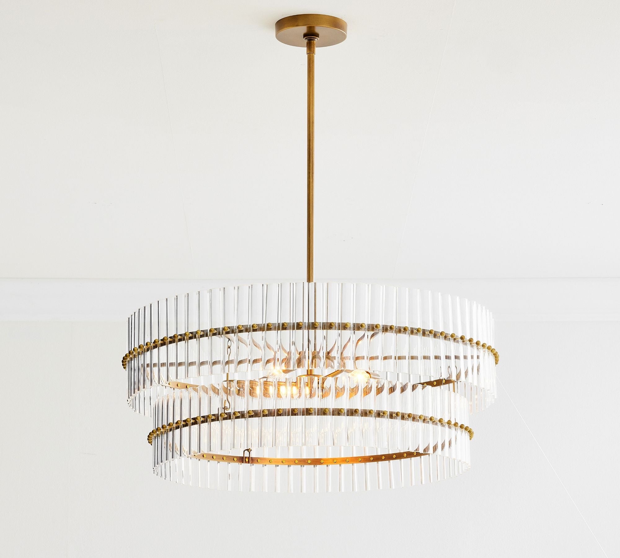 Molly Crystal Round Chandlier-VaseLamps