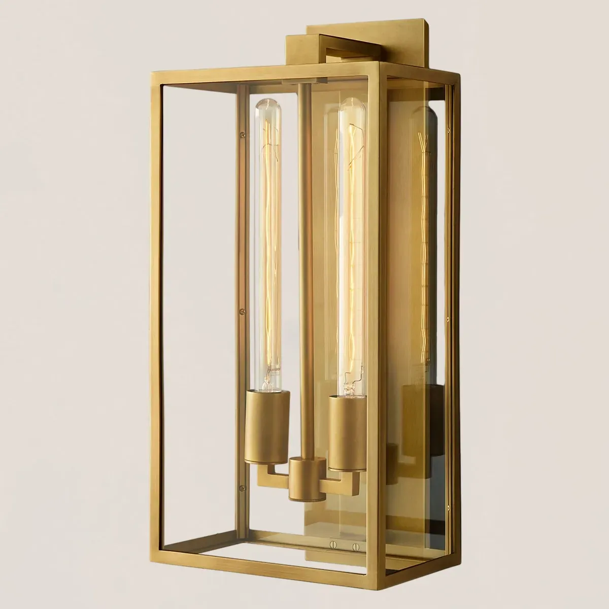 Beckman Square Lantern Wall Sconce-VaseLamps