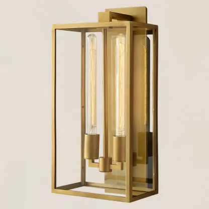 Beckman Square Lantern Wall Sconce-VaseLamps