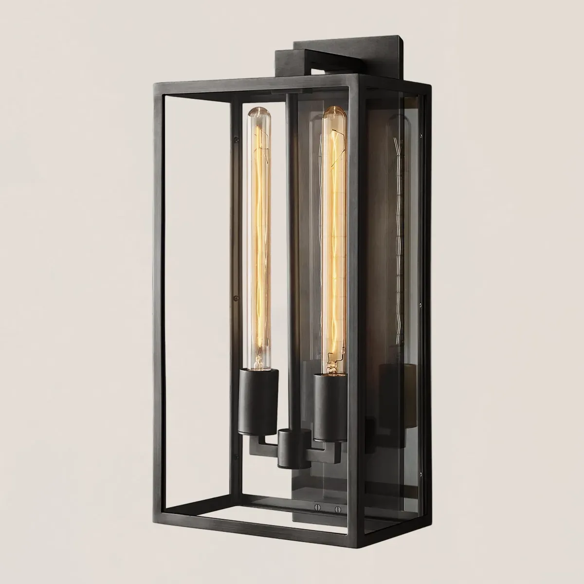 Beckman Square Lantern Wall Sconce-VaseLamps