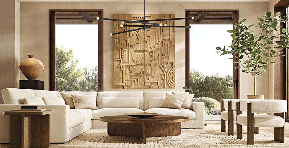 Rousseau 8-Light Mobile Orb Chandelier-VaseLamps