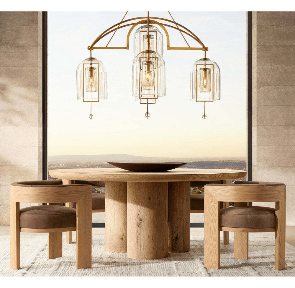 Fulcrum Round Grand Chandelier 61"-VaseLamps