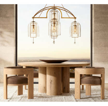 Fulcrum Round Grand Chandelier 61"-VaseLamps