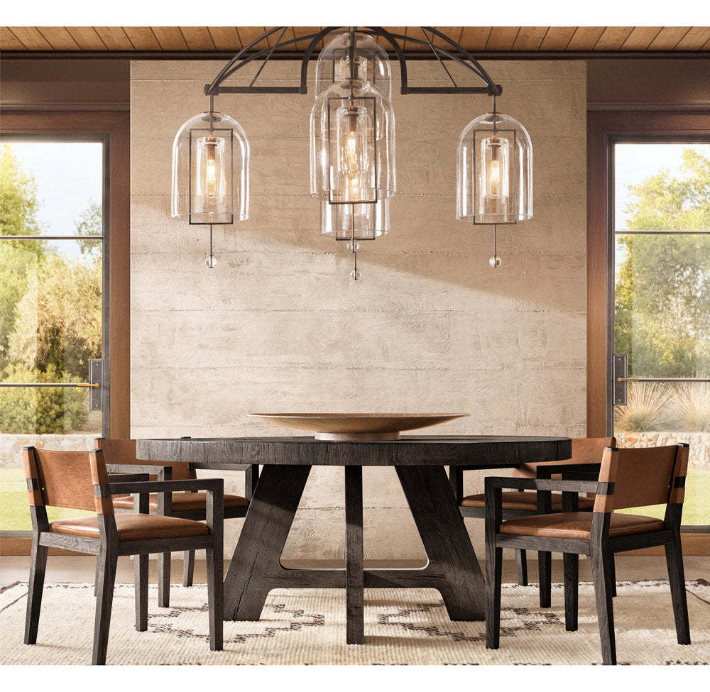 Fulcrum Round Grand Chandelier 73"-VaseLamps