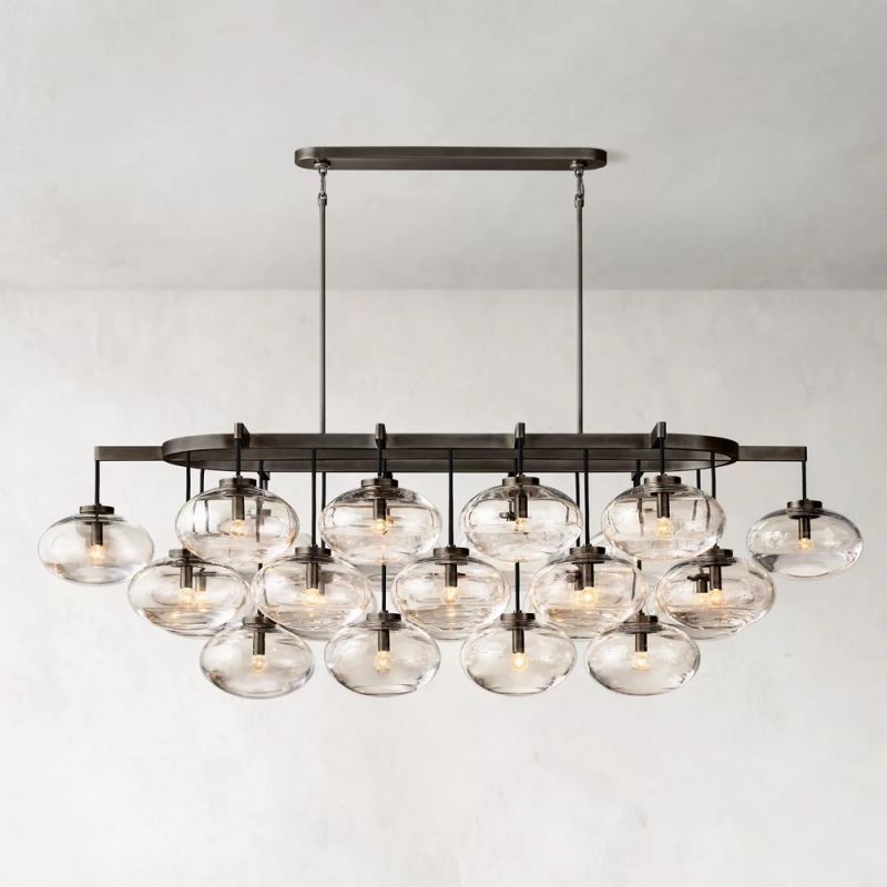 Cabrette Linear Chandelier 72"-VaseLamps