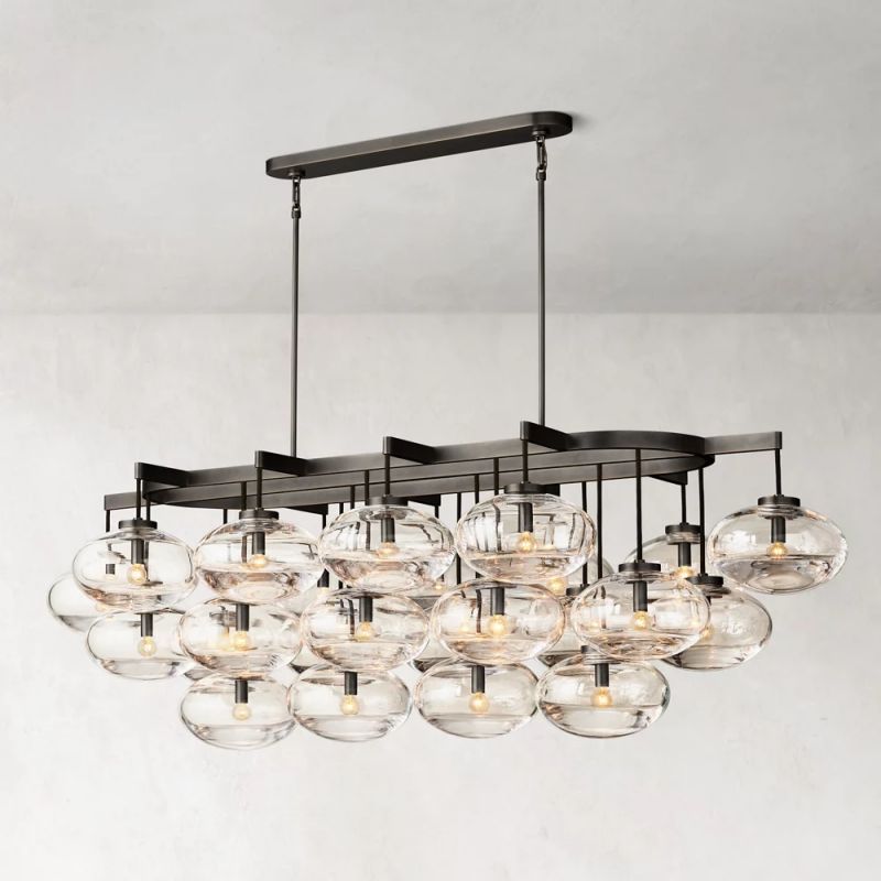 Cabrette Linear Chandelier 72"-VaseLamps