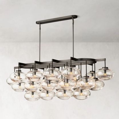 Cabrette Linear Chandelier 72"-VaseLamps