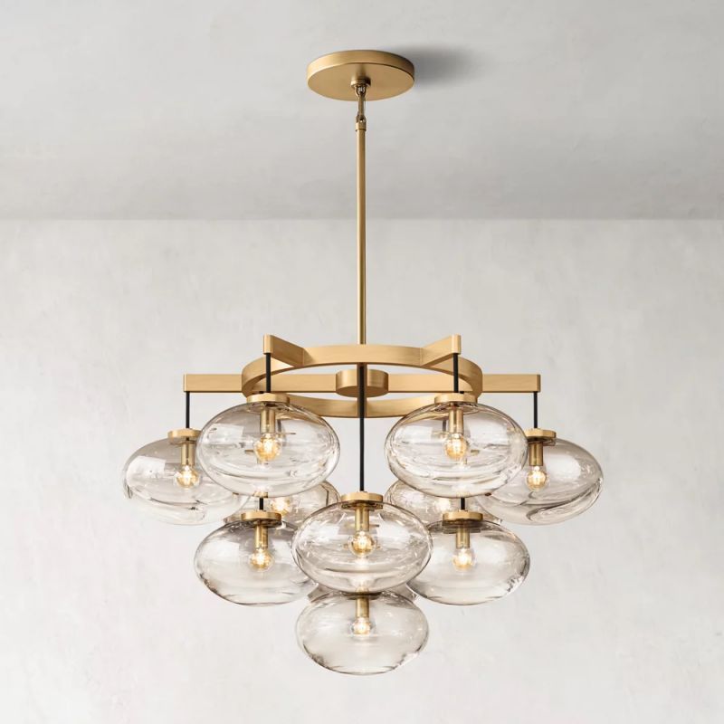 Cabrette Round Living Room Chandelier 36"-VaseLamps