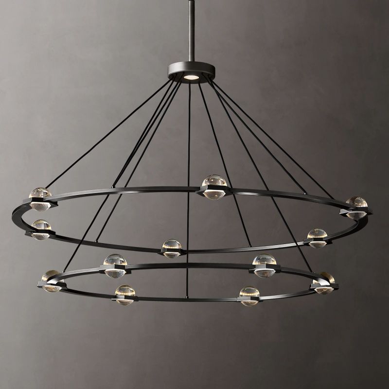 Ecatant 2-Tier Round Chandelier
