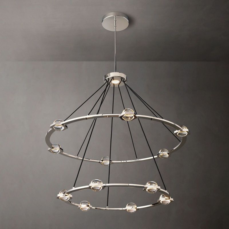 Ecatant 2-Tier Round Chandelier