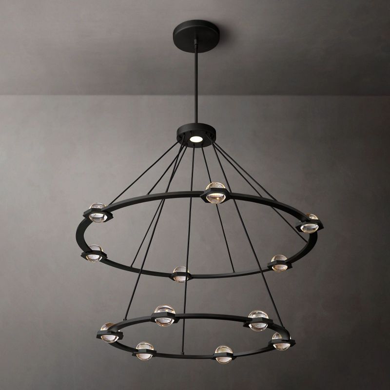 Ecatant 2-Tier Round Chandelier