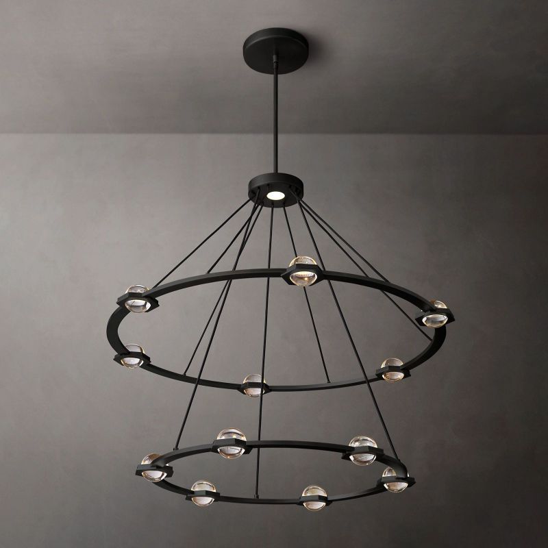 Ecatant 2-Tier Round Chandelier