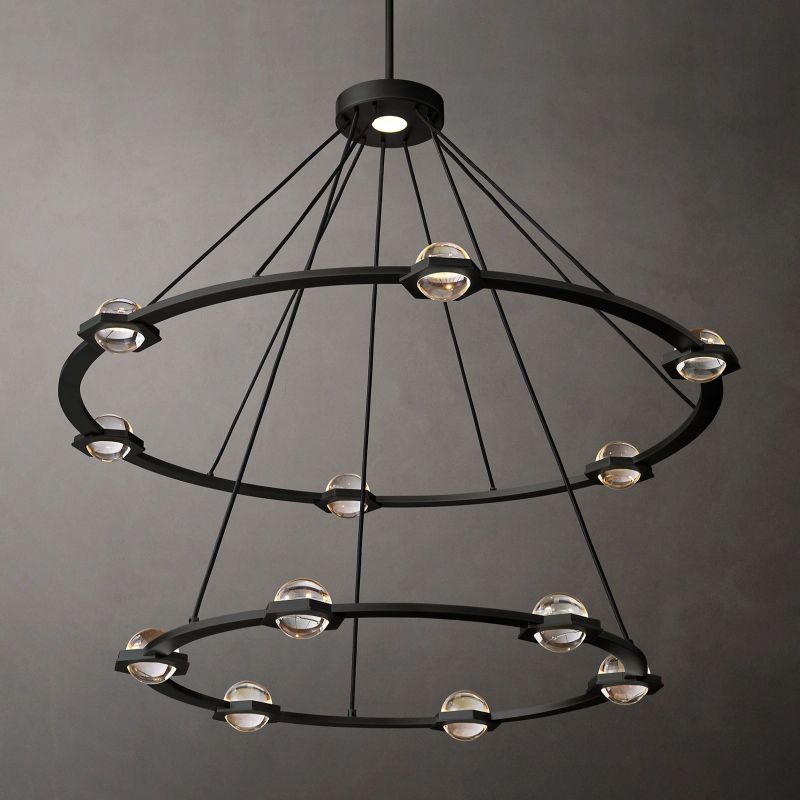 Ecatant 2-Tier Round Chandelier