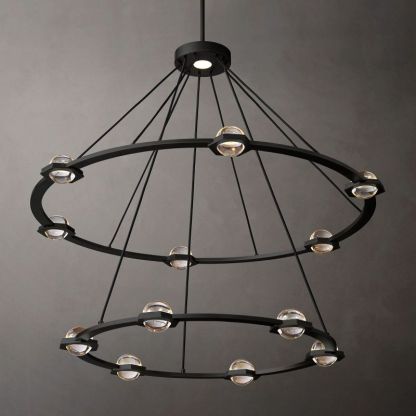 Ecatant 2-Tier Round Chandelier