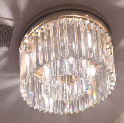 RHYS Crystal Round Flushmount