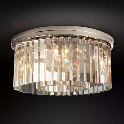 RHYS Crystal Round Flushmount