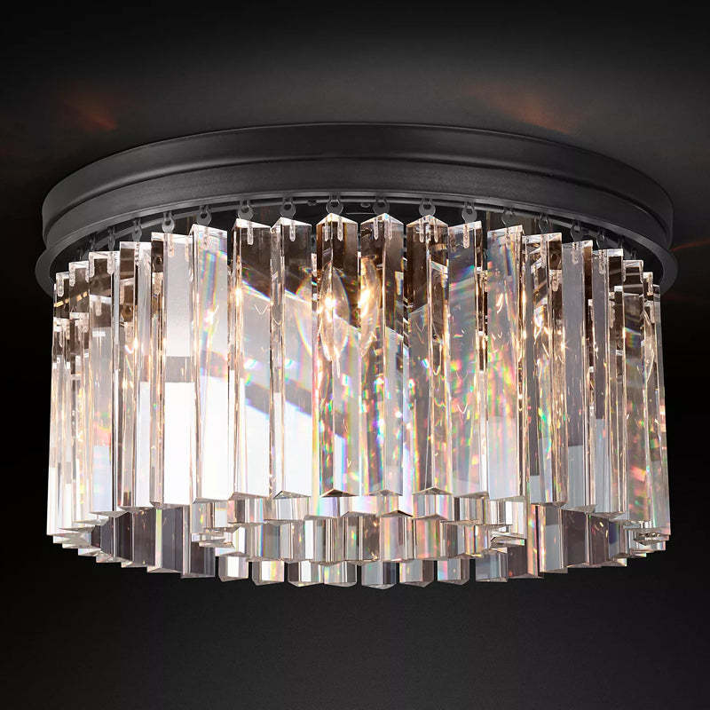 RHYS Crystal Round Flushmount