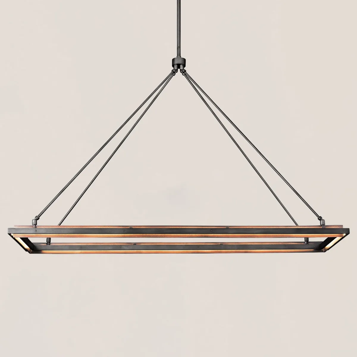 VASELAMPS - Rectangular Chandelier