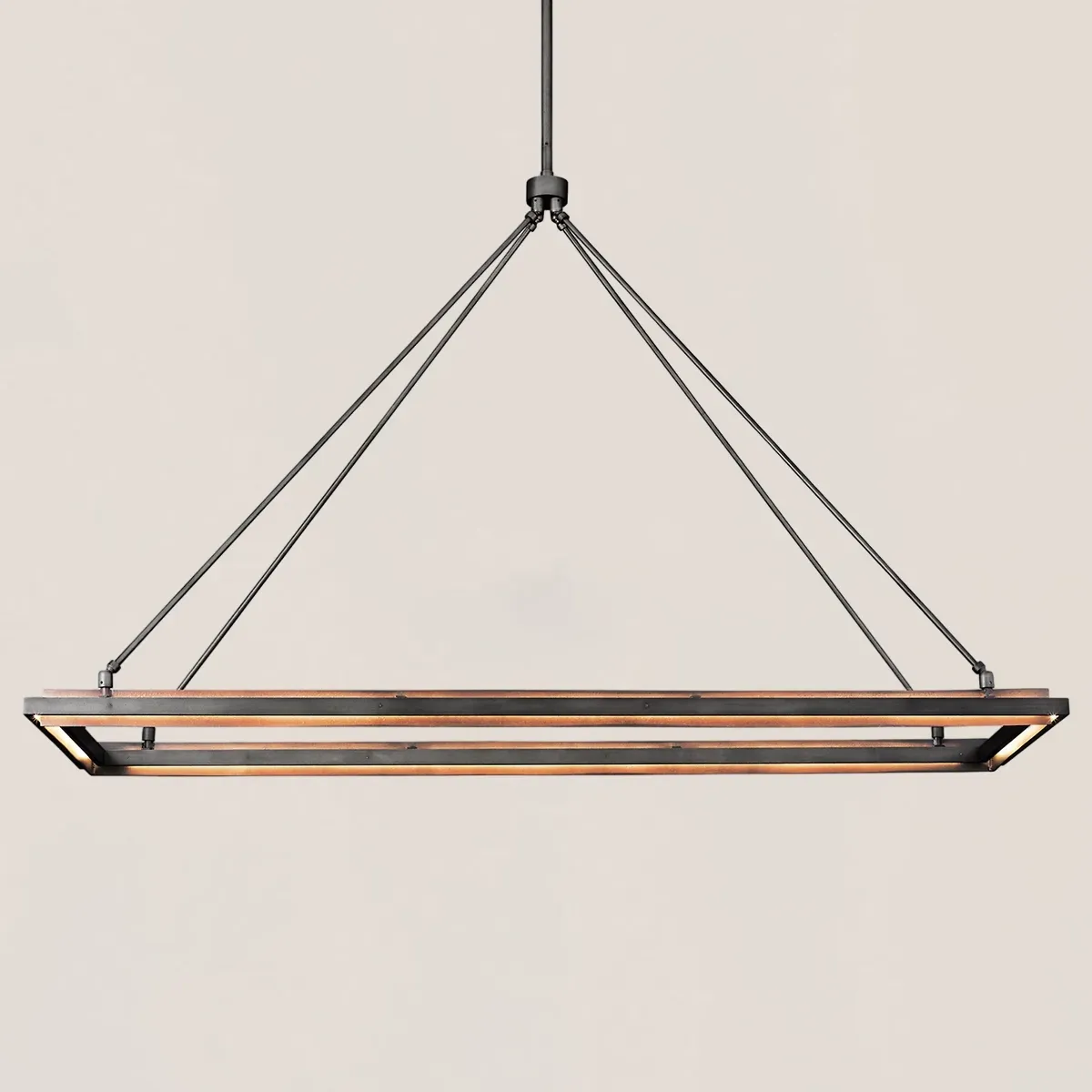 Peralta Rectangular Chandelier-VaseLamps