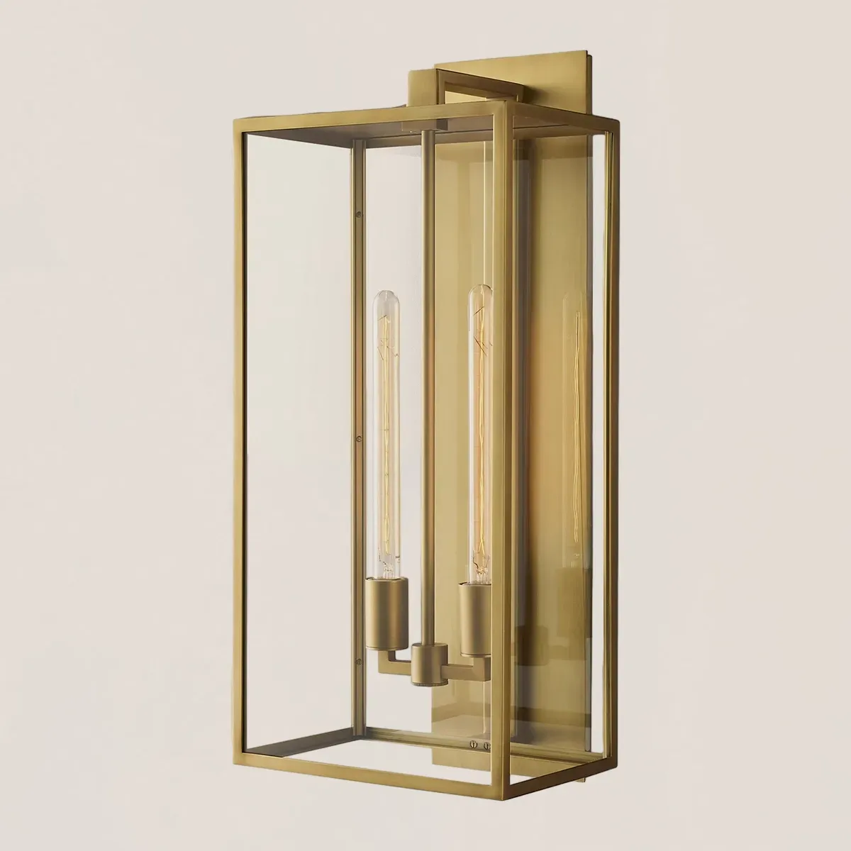 Beckman Square Lantern Wall Sconce-VaseLamps