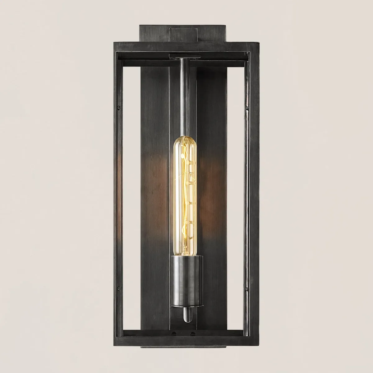 Beckman Square Lantern Wall Sconce-VaseLamps