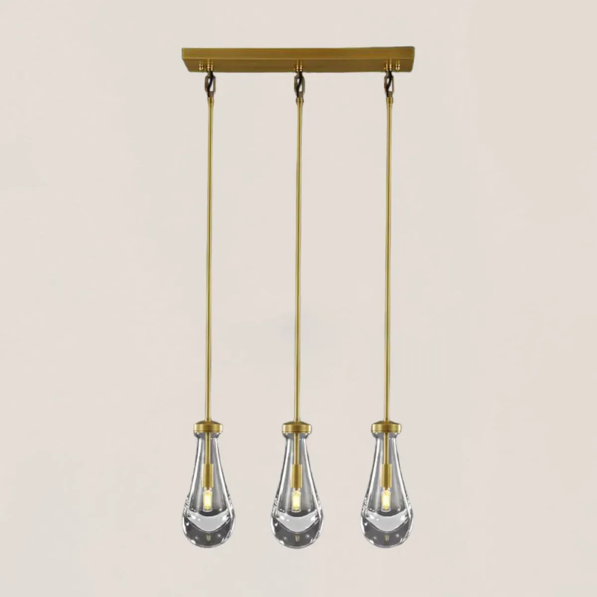 Raindrop Rectangular Pendant-VaseLamps