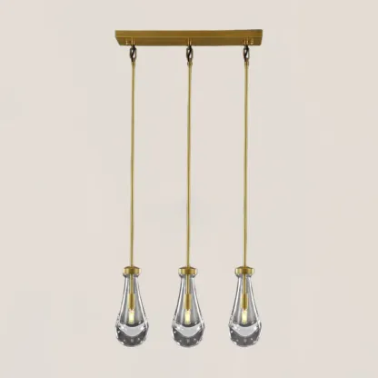 Raindrop Rectangular Pendant-VaseLamps
