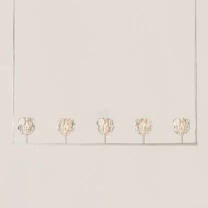 Boule De Crystal Linear Chandelier-VaseLamps