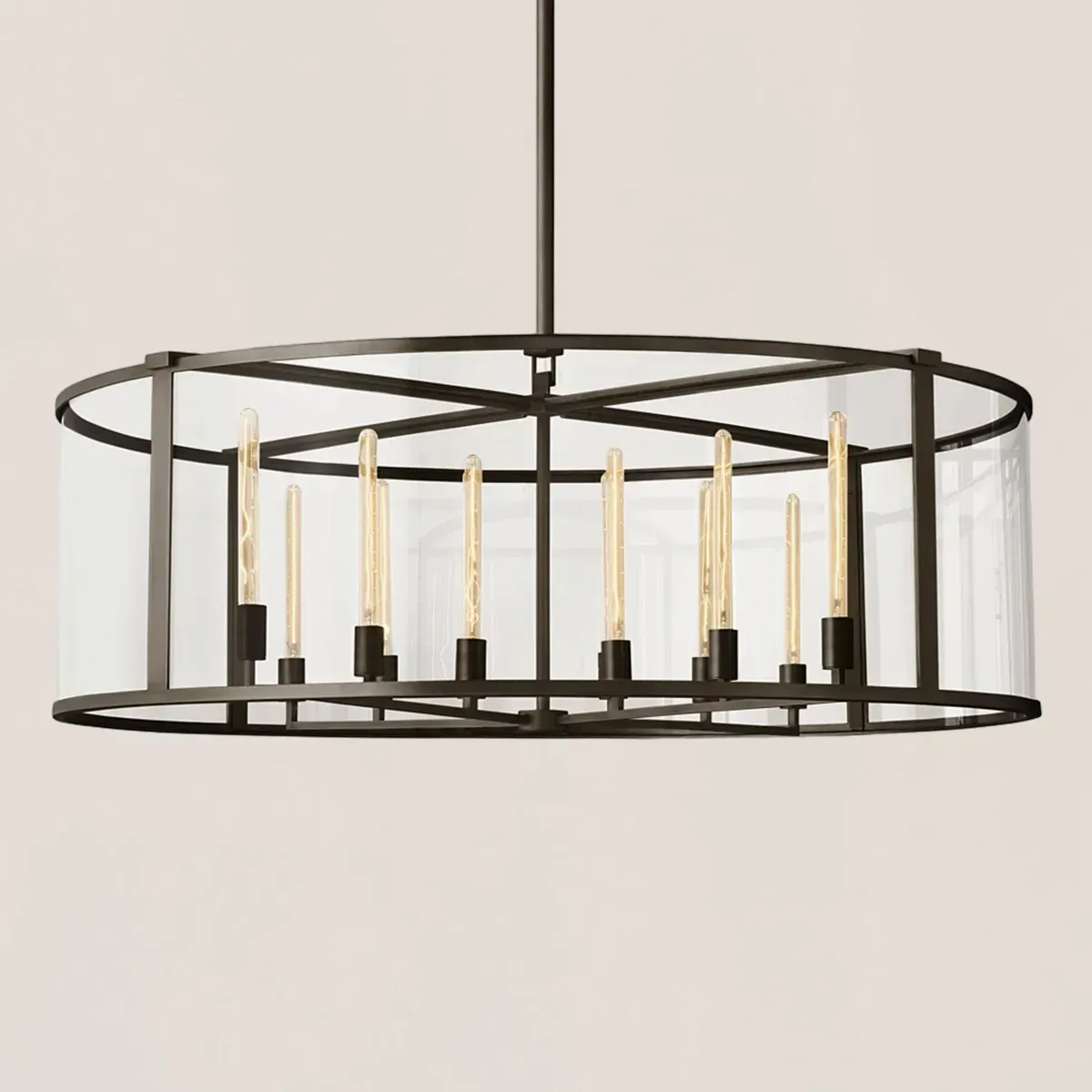 Beckman Modern Round Chandelier-VaseLamps