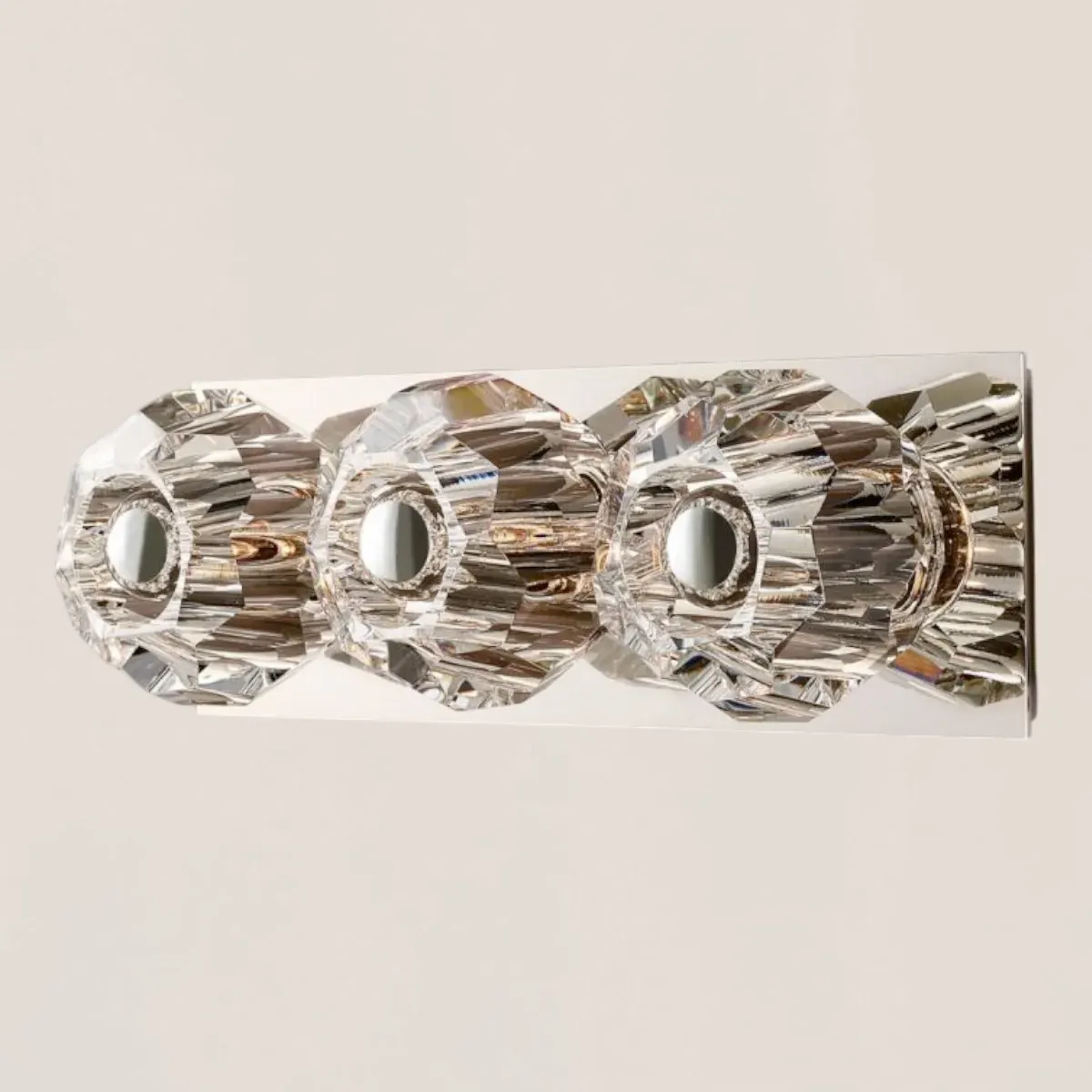 Boule De Crystal Clear Linear Short Wall Sconce-VaseLamps