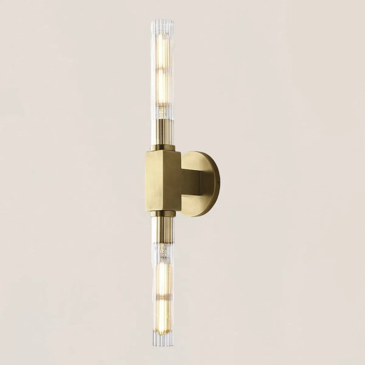 Cannele Glass Linear Wall Sconce-VaseLamps