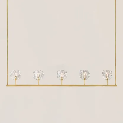 Boule De Crystal Linear Chandelier-VaseLamps
