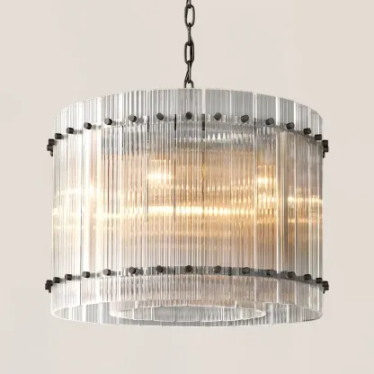 San Marco Glass Round Chandelier-VaseLamps