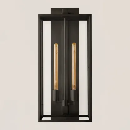Beckman Square Lantern Wall Sconce-VaseLamps