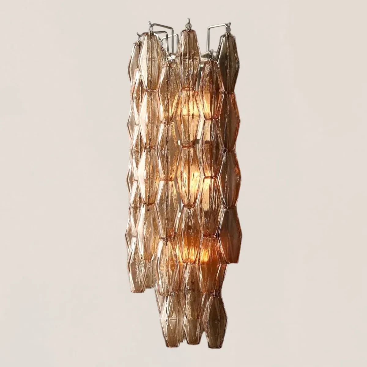 Chiara Glass Grand Wall Sconce-VaseLamps