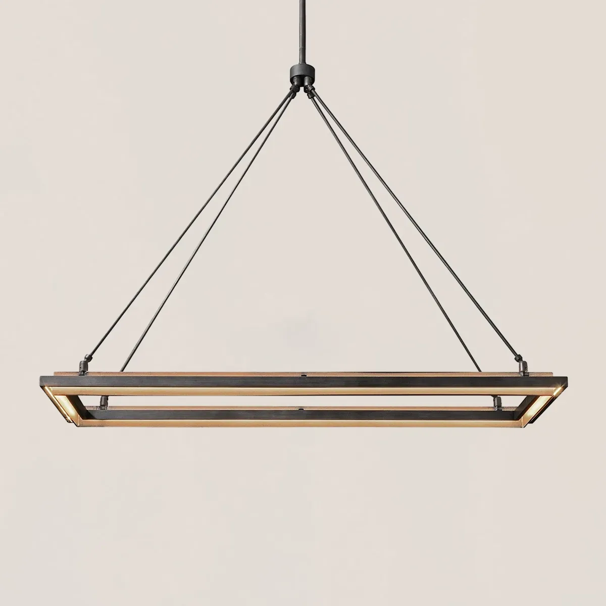 Peralta Rectangular Chandelier-VaseLamps