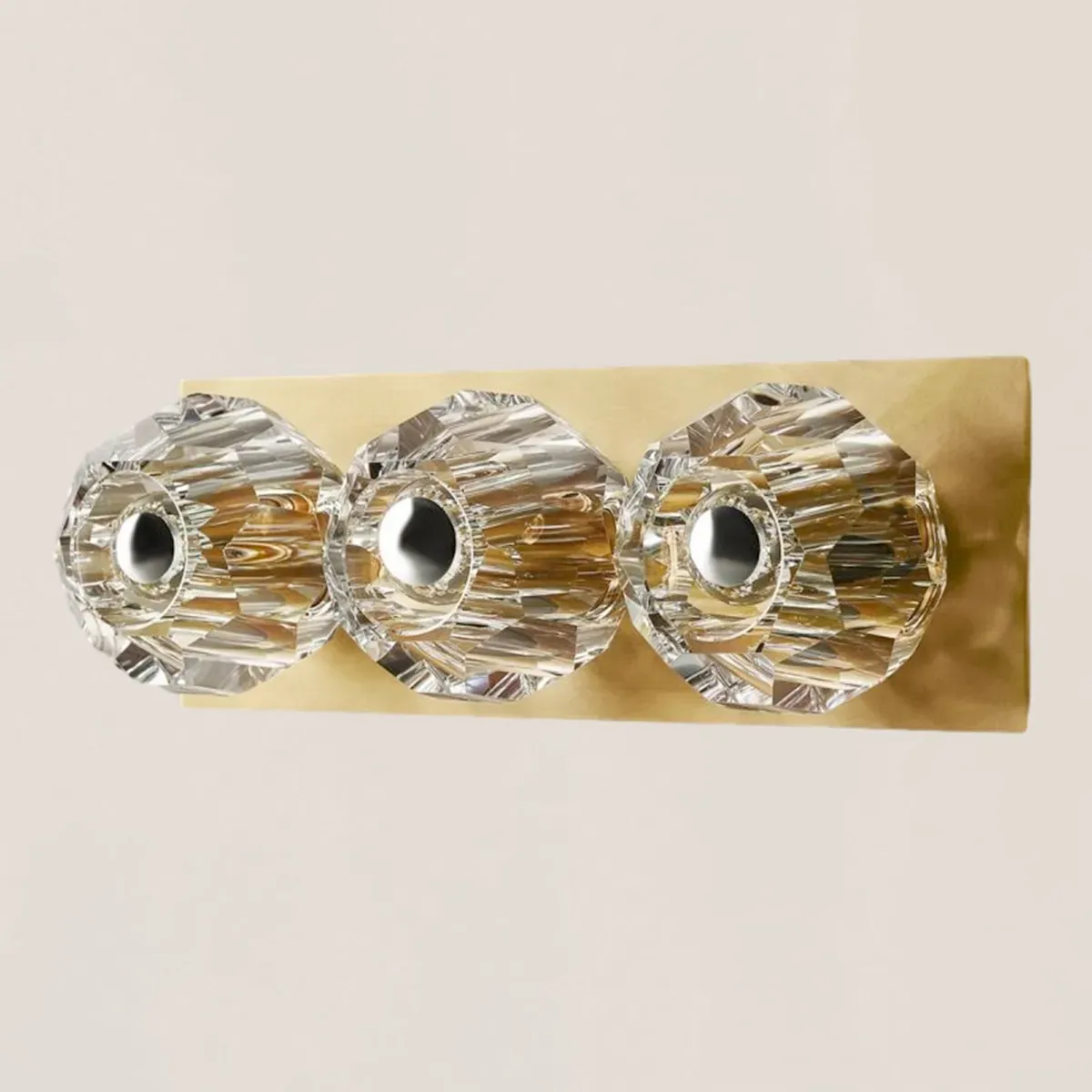 Boule De Crystal Clear Linear Short Wall Sconce-VaseLamps