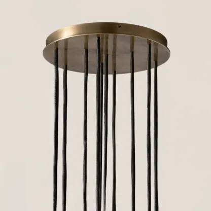 Boule De Crystal Clear Round Cluster Chandelier-VaseLamps