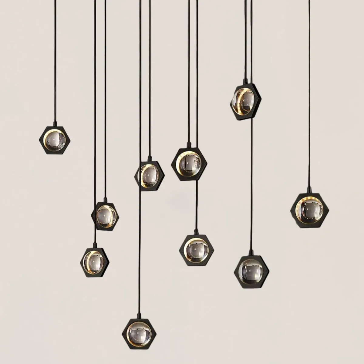 Eclatant Linear Chandelier 72"-VaseLamps