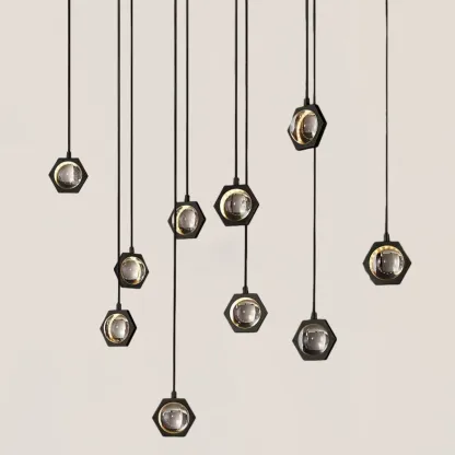 Eclatant Linear Chandelier 72"-VaseLamps