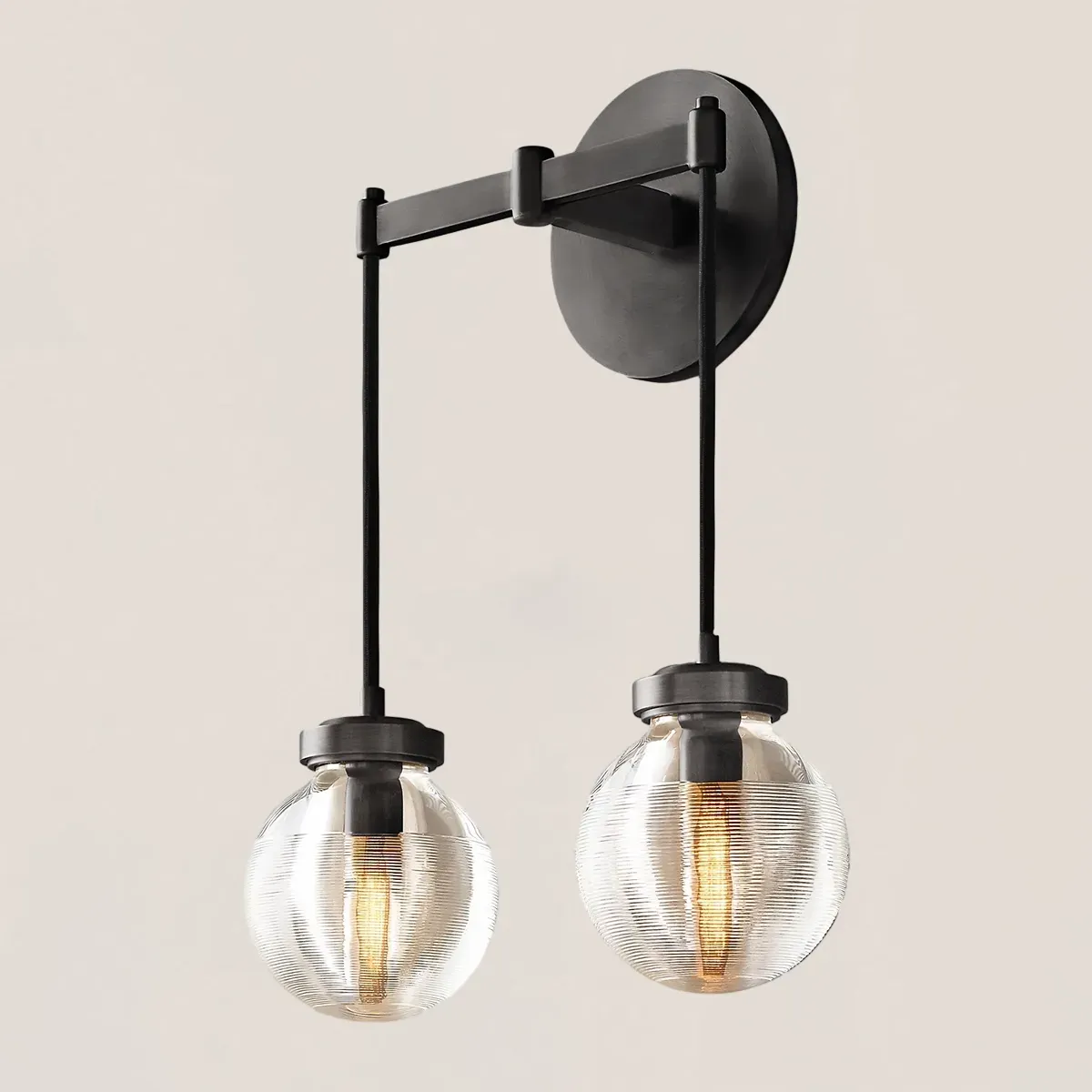 Pearl Drops Double Sconce-VaseLamps