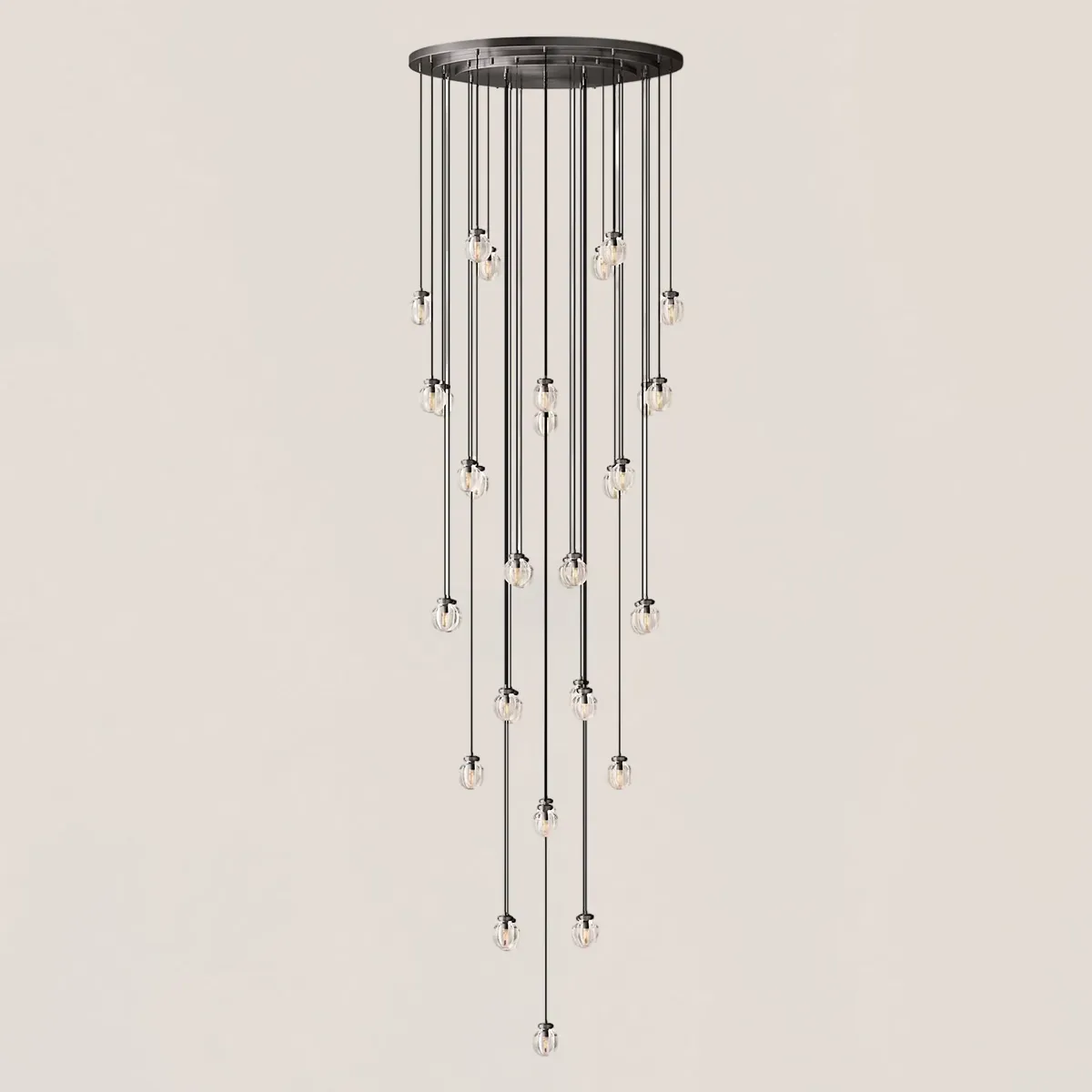 Pearl Round Chandelier-VaseLamps