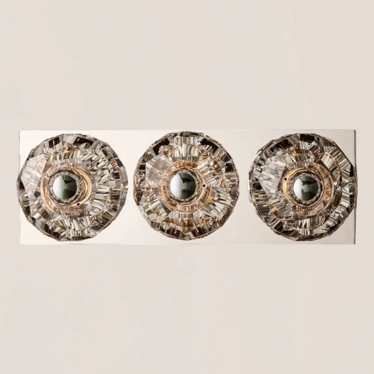 Boule De Crystal Clear Linear Short Wall Sconce-VaseLamps