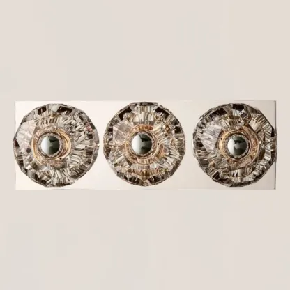 Boule De Crystal Clear Linear Short Wall Sconce-VaseLamps