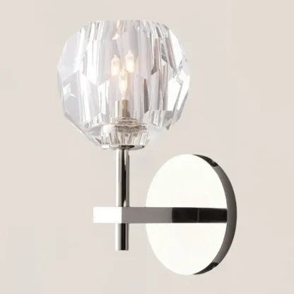 Boule De Glass Short Wall Sconce-VaseLamps