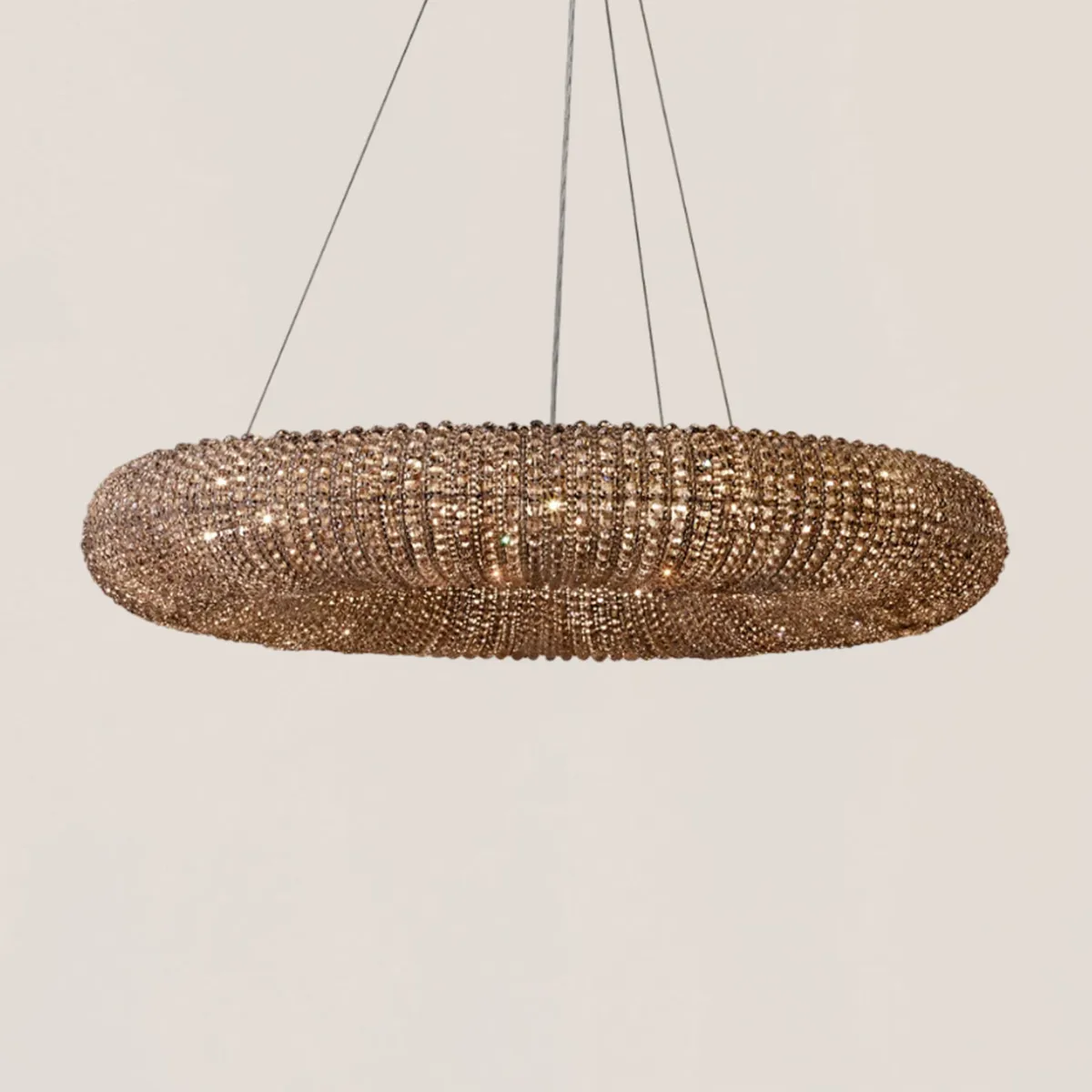 VASELAMPS - Crystal Round LED Chandelier 32"/41''/59''