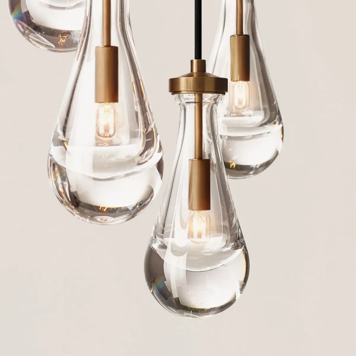 Raindrop Round Chandelier-VaseLamps
